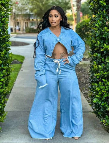 Wide leg pants