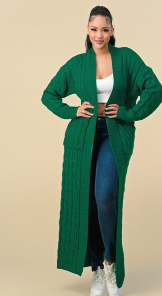 Green Cardigan