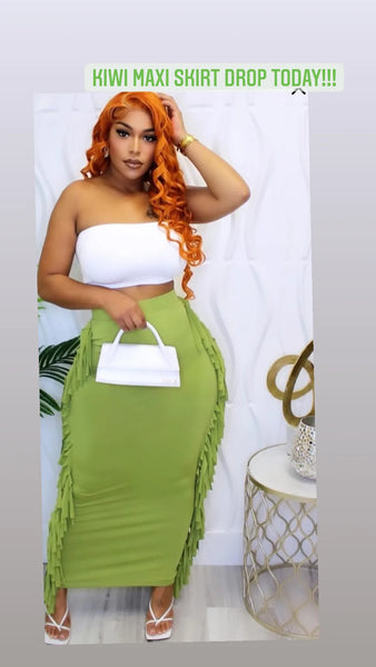 Kiwi maxi skirt